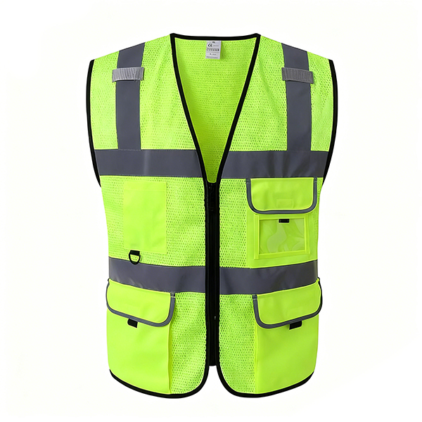网布透气反光背心施工交通安全荧光骑行马甲