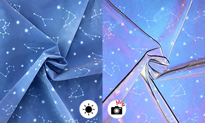 透明全彩反光面料